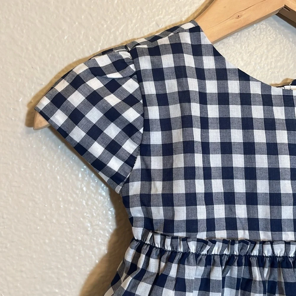NWT Gymboree Navy Plaid Baby Dress